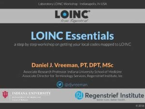 LOINC Essentials Workshop