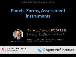 LOINC Tutorial: Panels, Forms, and Assessment Instruments