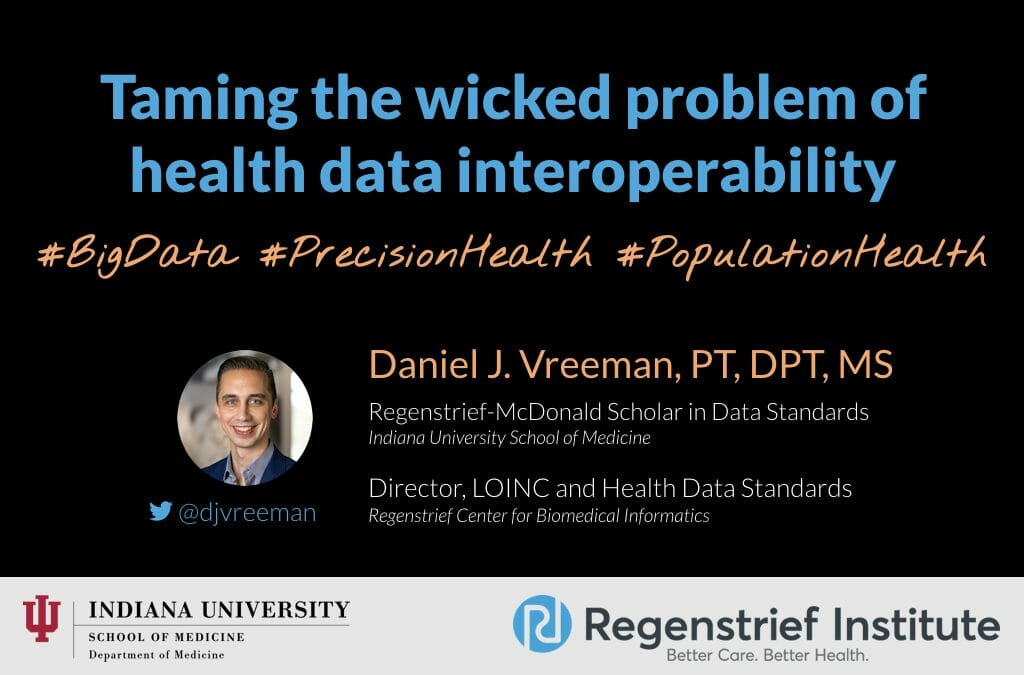 Taming the Wicked Problem of Health Data Interoperability