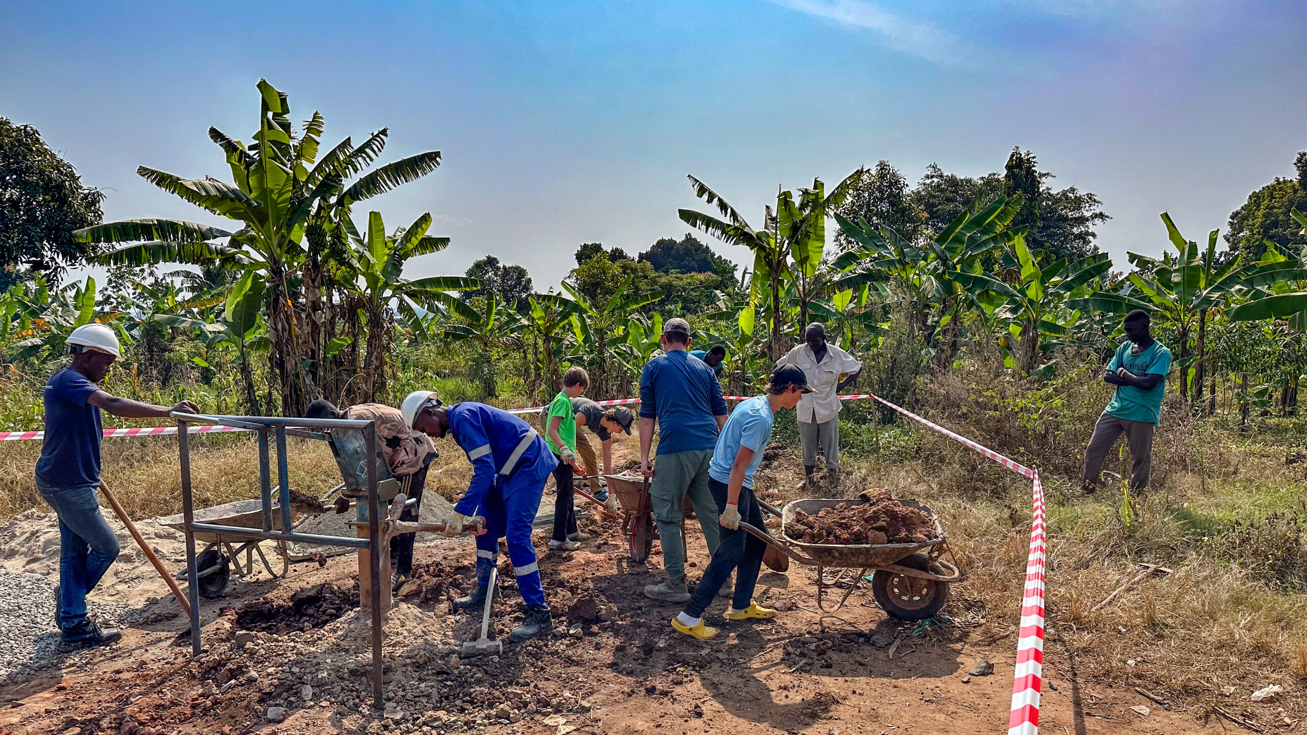 Borehole apron rehabilitation in Uganda