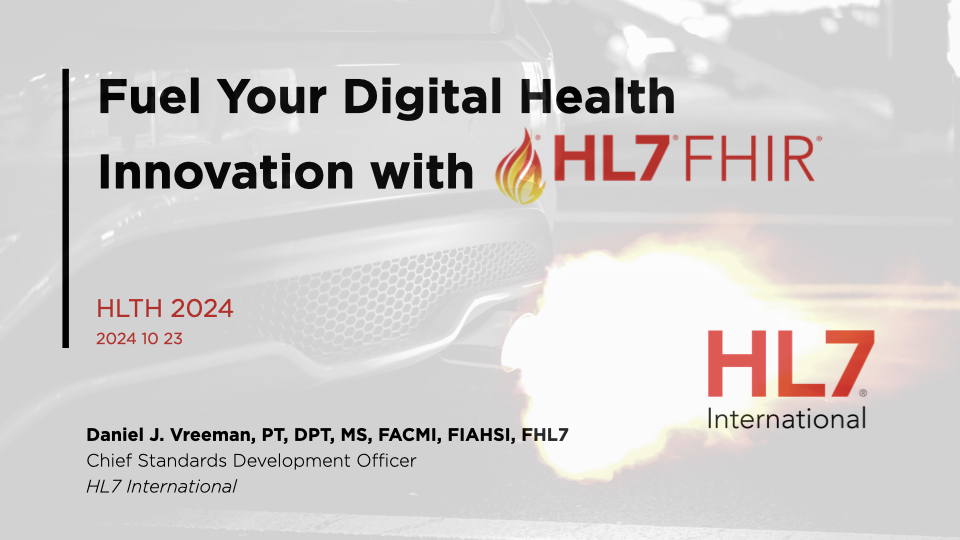 Fuel Your Digital Health Innovation with HL7 FHIR